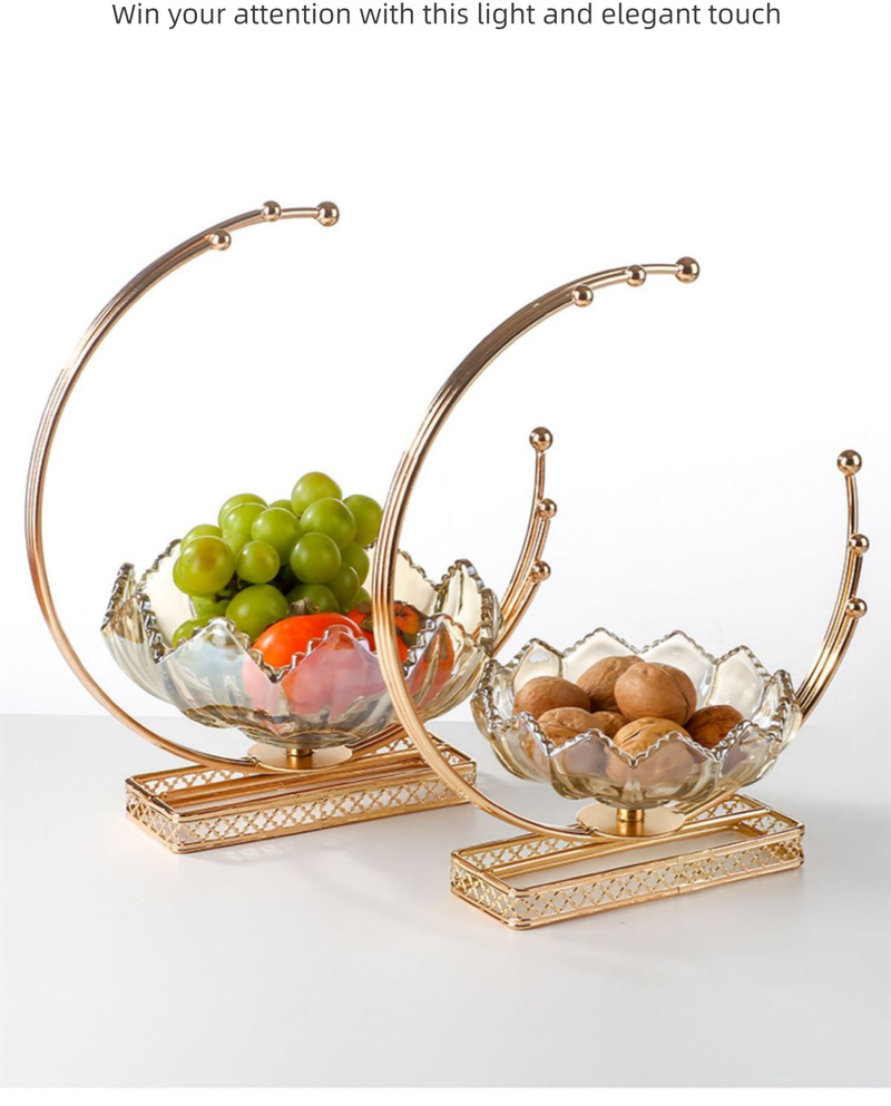 European Style Plate Light Luxury Living Room Home Modern Creative Simple High-end Coffee Table Dried Fruit Candy_voghion.com