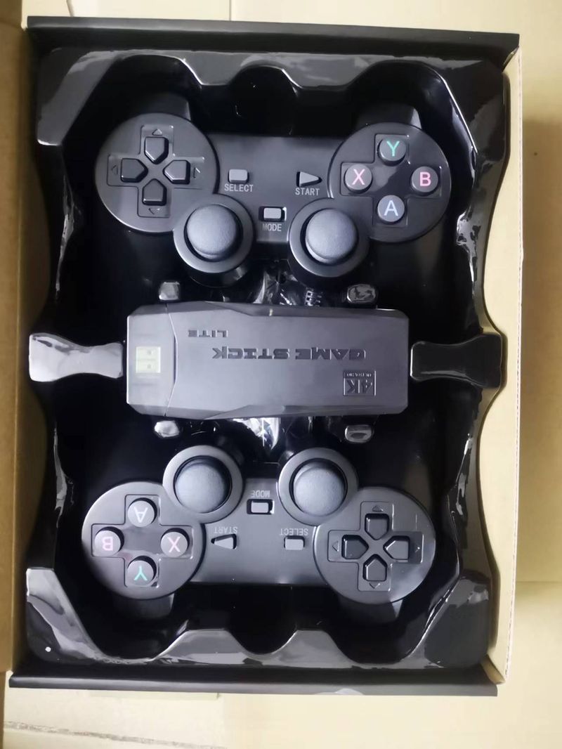 Console de jeu HDMI haute définition avec contrôleur double lecteur sans fil classique M8 Home TV_voghion.com