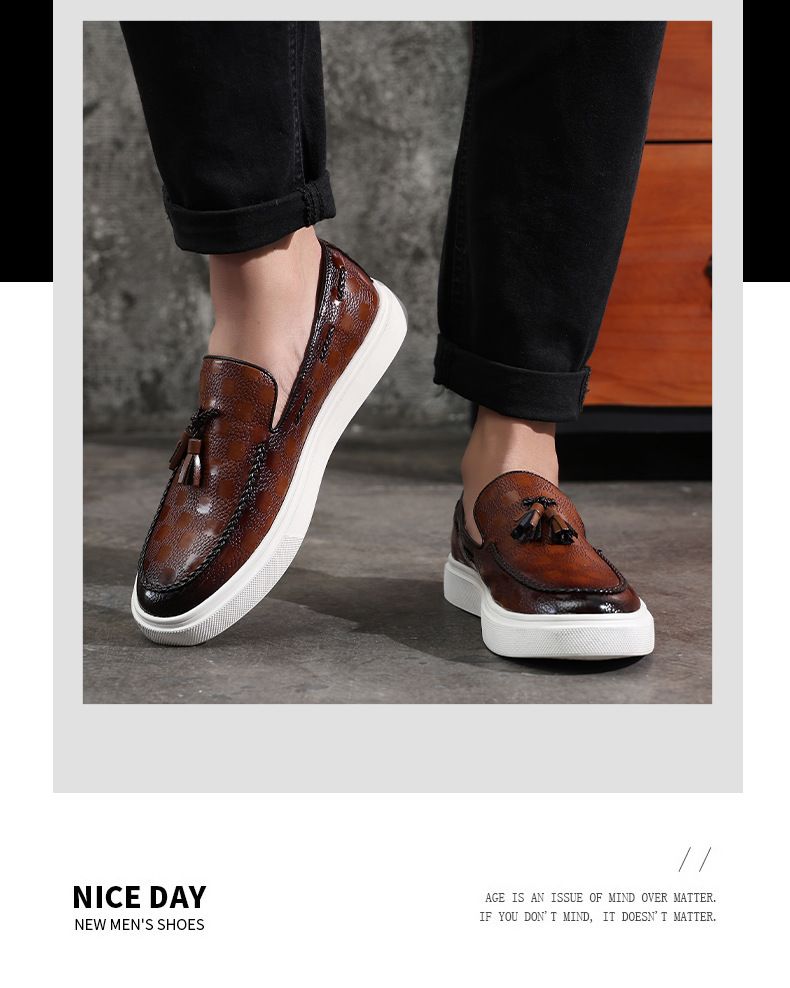 Loafers Men's Summer Breathable Loafers Slip-on Loafers Versatile Slip-on Casual Shoes_voghion.com