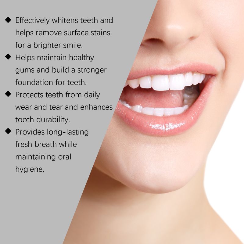 ORALHOE Gentle Cleaning Teeth Moisturizing Oral Freshness Glossy Clean Daily Care Tooth Powder_voghion.com