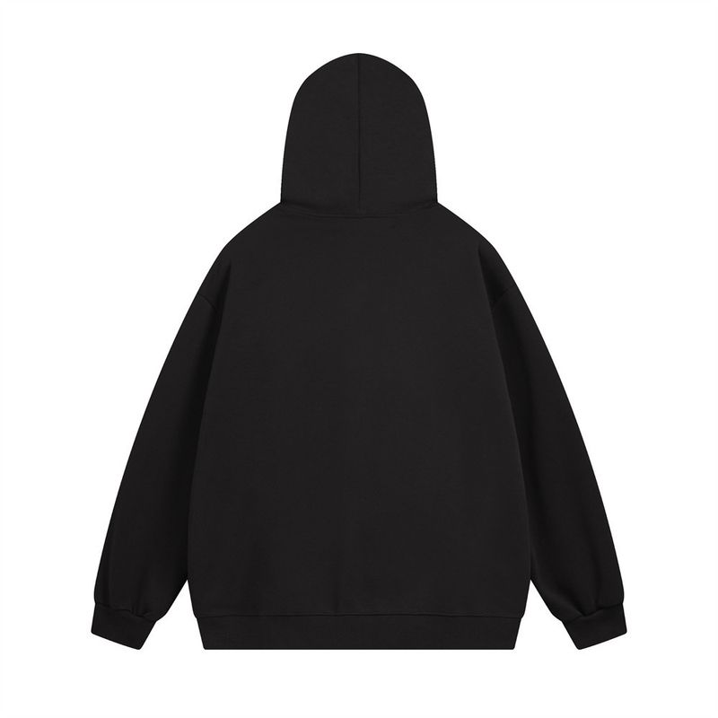 Sweat à capuche imprimé numéro 8 pour homme, style streetwear, ample et décontracté, manches longues, style INS_voghion.com