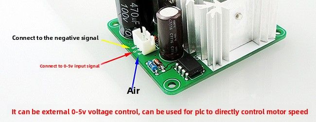 Contrôleur de moteur CCMHCN PWM, régulateur de moteur CC PLC 6 V, 12 V, 36 V, 60 V, 90 V, 15 A_voghion.com