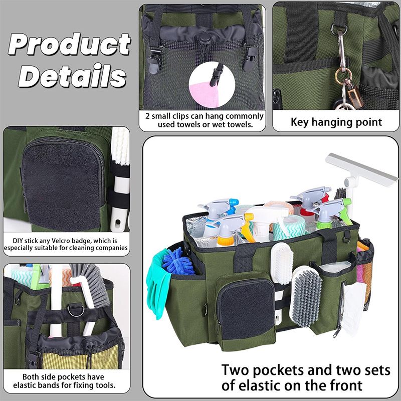 Organizador de viaje multifuncional tipo cubo: bolsas ligeras de tela Oxford 600D para guardar ropa, zapatos y accesorios._voghion.com