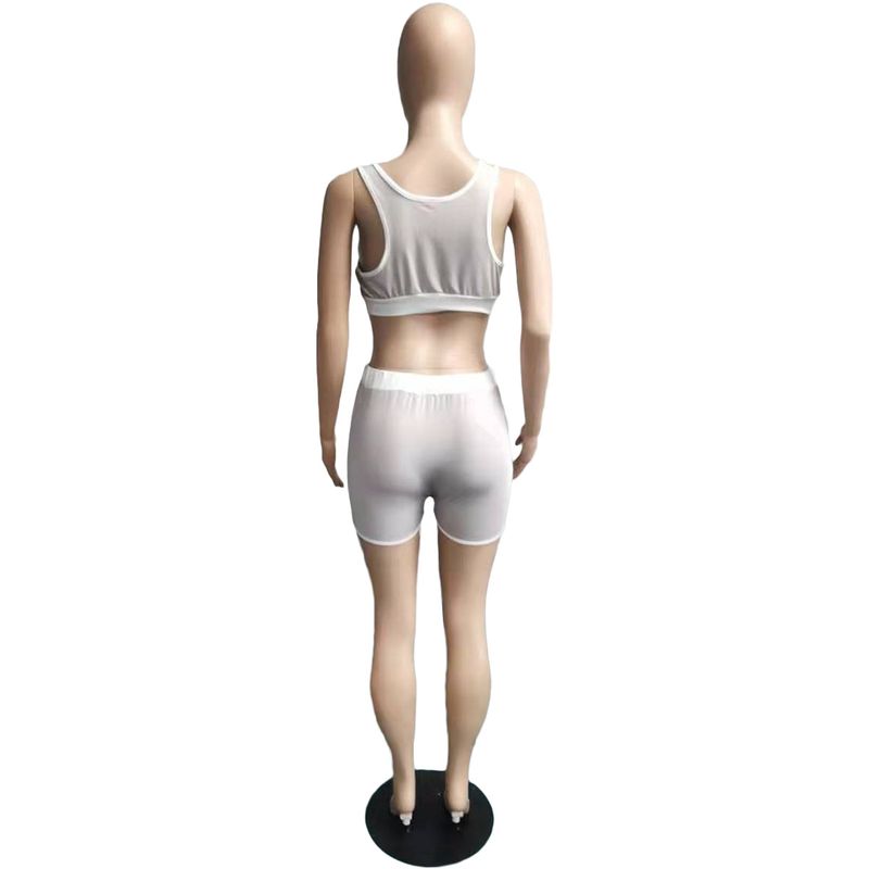 Women's Clothing Independent Station Fashion Casual Sexy Letter Print Swimsuit Two-piece Set_voghion.com
