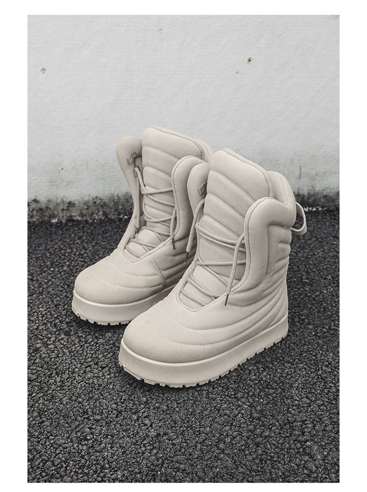 Stivali da neve alti da uomo, nuovi, invernali 2025, eleganti, casual, sneakers, foderati in cotone_voghion.com