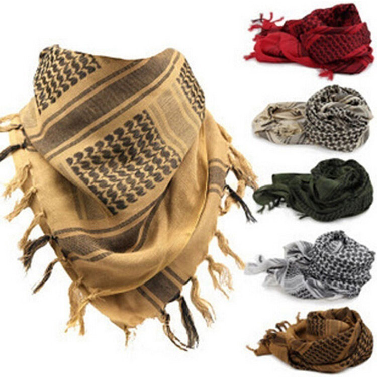 Pañuelo árabe de camuflaje para fuerzas especiales, jacquard, de algodón musulmán, para disfraz, chal mágico para exteriores._voghion.com