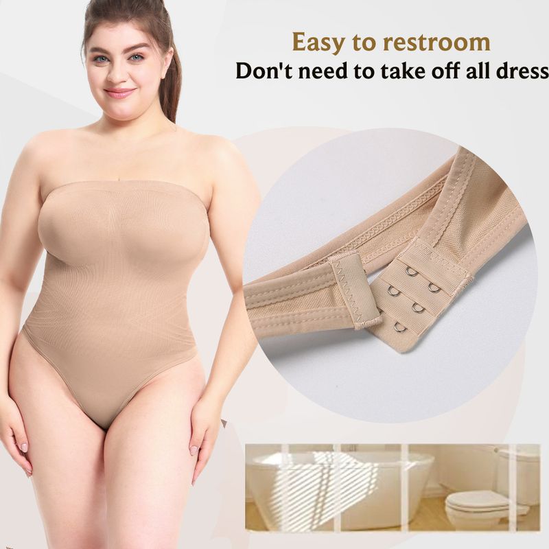 kroppsformande i ett stycke, avtagbart hängselrör för kvinnor, toppkorsett Shapewear i ett stycke, anpassning av kroppsformande plagg_voghion.com