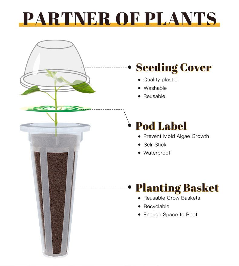 Máquina de cultivo hidropónico de hortalizas con agujeros, máquina de plantación hidropónica, cultivo sin suelo, máquina inteligente para el crecimiento de plantas de hortalizas._voghion.com
