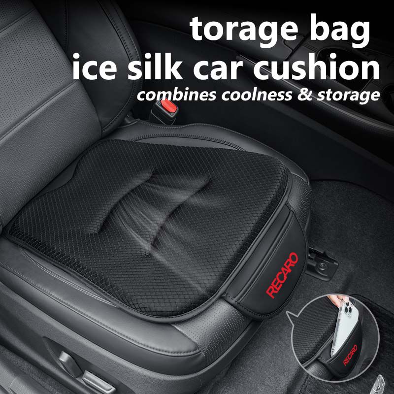 Für Recaro Auto Eis Seide Kissen Vorne Hinten Sitz Abdeckung Protector Lagerung Tasche_voghion.com