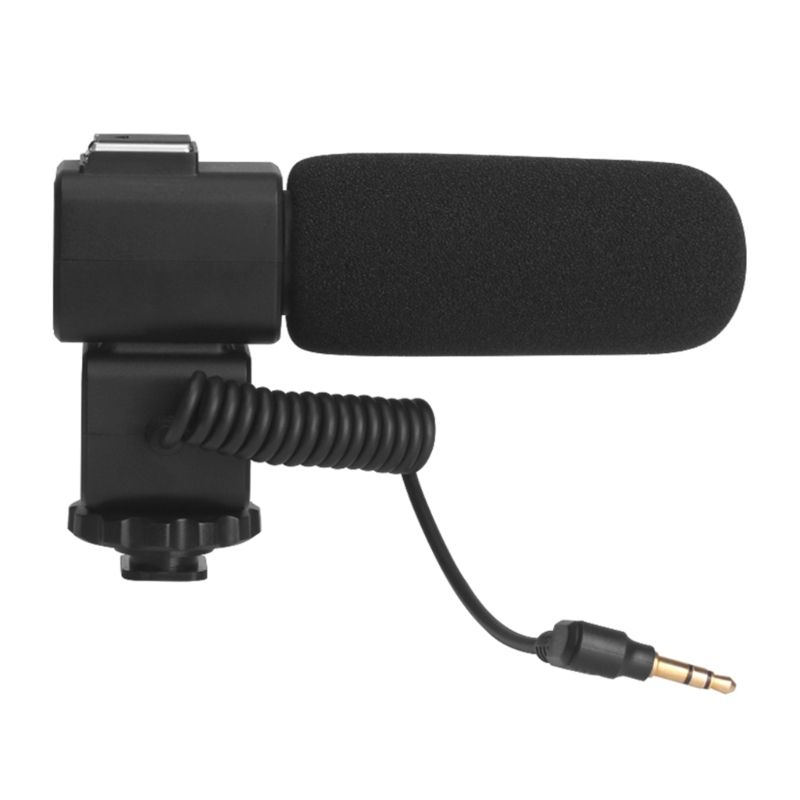 Professional Condenser On-camera For DSLR Cameras Camcorders 3.5mm Recording Microphone_voghion.com