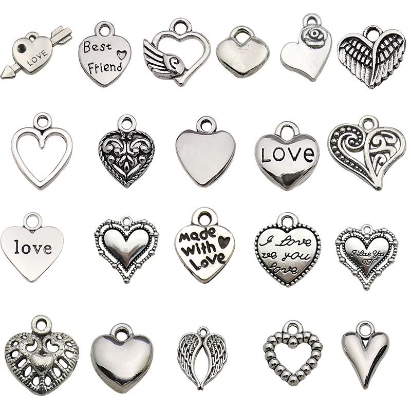 Risultati di gioielli 20 accessori fai da te in lega per gioielli Collana Orecchini a cuore color pesca massiccio Ciondolo Braccialetto fatto a mano con ciondolo a forma di amore cavo_voghion.com