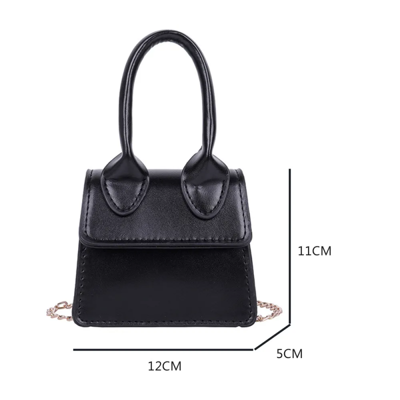Reput Lasten Olkalaukut Mini Olkalaukut PU Nahkaiset Lapset Tyttöjen Pienet Muotiketjut Hasp Bolso 220924_voghion.com
