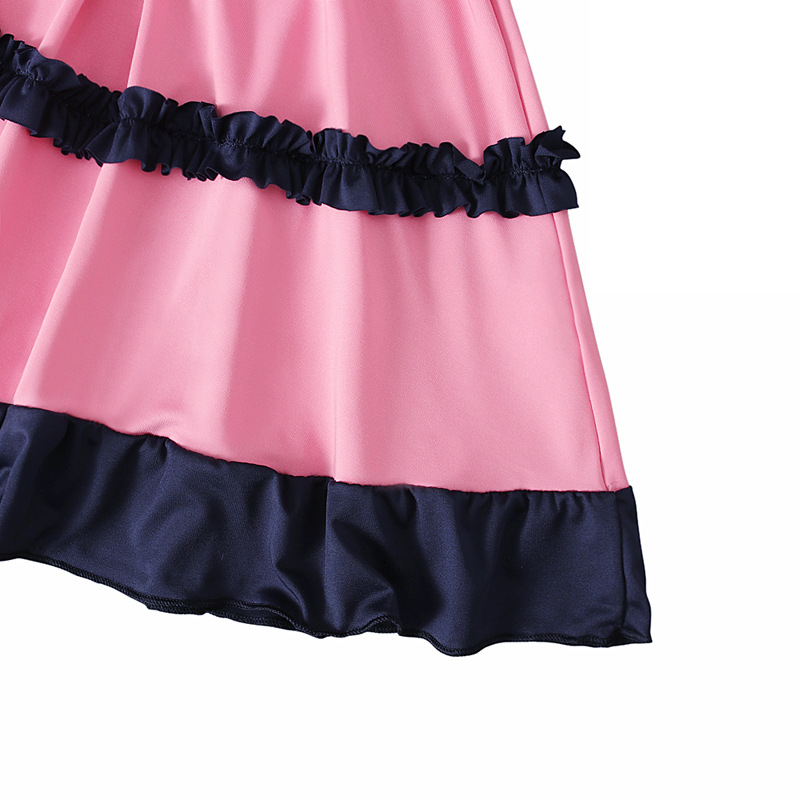 Babykleidung Kinder langärmeliges langes Kleid + Kopftuch zweiteilige Kinderkleidung ins_voghion.com