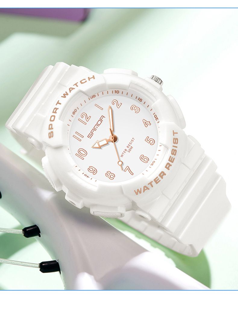 Orologio sportivo unisex alla moda con display digitale, impermeabile fino a 50 m, cinturino in TPU leggero, casual ed elegante per adolescenti e adulti._voghion.com