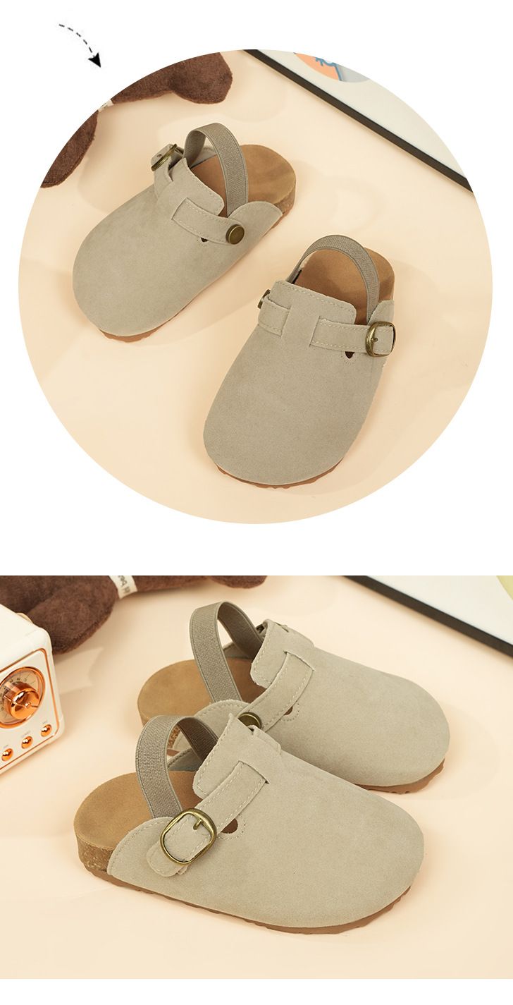 Atmungsaktive Hausschuhe aus Leinen – Weiche Memory Foam-Innensohle, rutschfeste Gummisohle für drinnen und draußen (Unisex, Kinder & Erwachsene, Beige & Dunkelbraun)_voghion.com