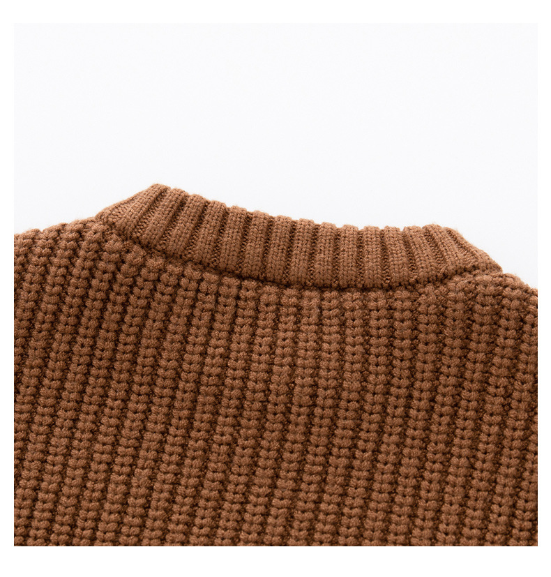 Ins hot style foreign trade cross-border children's clothing baby sweater baby boy girl child autumn and winter loose knitted jacket_voghion.com