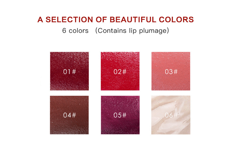 Carina Niceface – mattes, antihaftbeschichtetes Cup-Set mit Lipgloss mit verstärkender flüssiger Textur_voghion.com