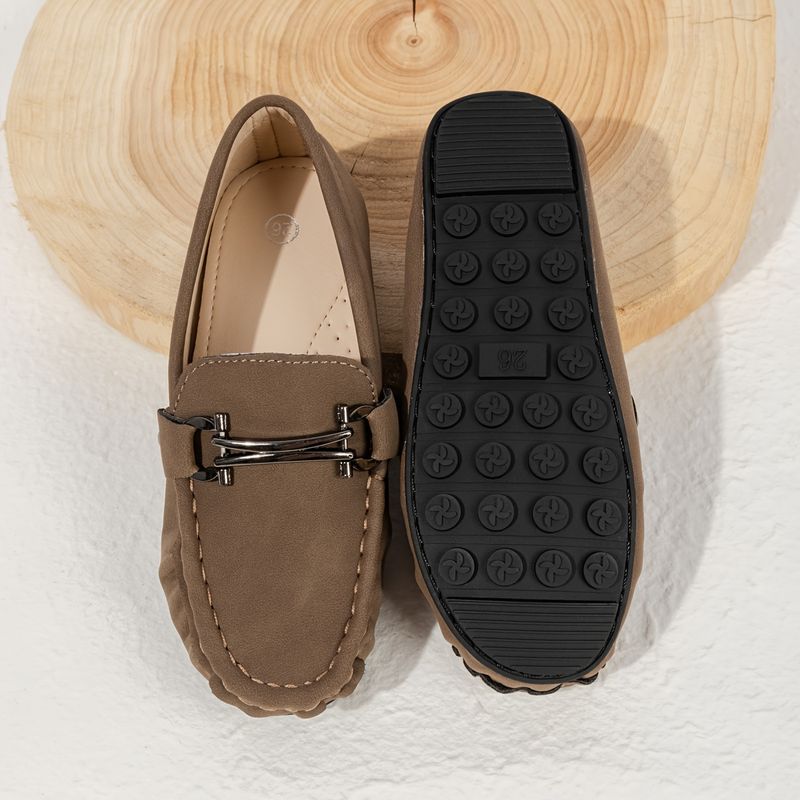 Boys' Lightweight Slip-On Loafer Shoes Comfortable Non-Slip Flats for Wedding Party - All Seasons_voghion.com