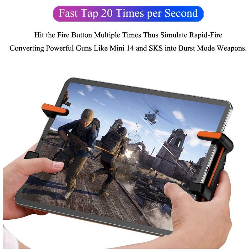 Kontroler wyzwalacza PUBG Gamepad do tabletu iPad Pojemność L1R1 Przycisk celowania Uchwyt joysticka do telefonu komórkowego Gra FPS_voghion.com