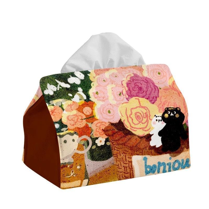 Van Gogh Ölgemälde Kunst Wohnzimmer Weizenfeld Sonnenblume Box Kaffee Esstisch Dekoration Künstlerische Tissue Abdeckung_voghion.com