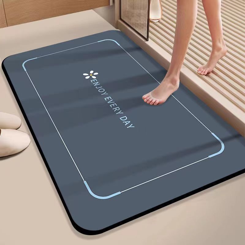 【Assorbimento istantaneo dell'acqua】Tappetino antiscivolo per il bagno, assorbente e ad asciugatura rapida, in morbida terra di diatomee_voghion.com