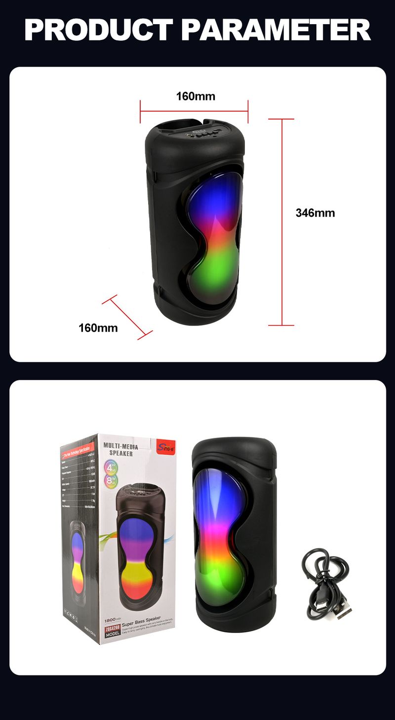 Sing-e ZQS4269 Fabricants Grossiste Type de Carte TF Extérieur Bluetooth Petit Stéréo U Disque Carte Mémoire Haut-Parleur_voghion.com