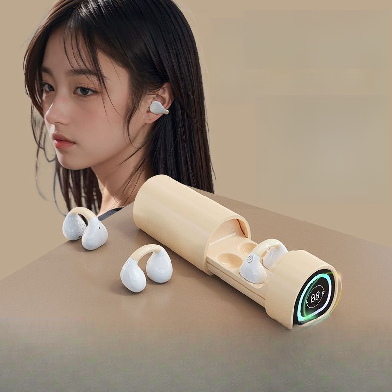 Berlin Voice: Novos fones de ouvido Bluetooth de condução óssea sem fio com fixação de orelha de alta qualidade, esportes confortáveis e_voghion.com