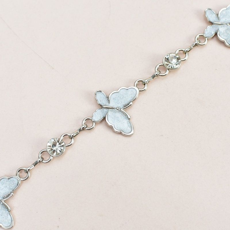 Catena per cintura da donna in metallo con strass a forma di farfalla, regolabile, decorazione per abito, ciondolo a forma di fiore di alta qualità_voghion.com