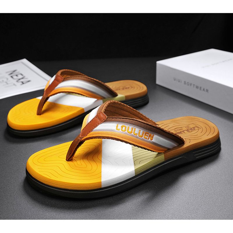 Zomer Nieuwe Heren Slippers Antislip Buiten Om Te Dragen Slippers Heren Buiten Strand Schoenen Sandalen Sandalen_voghion.com