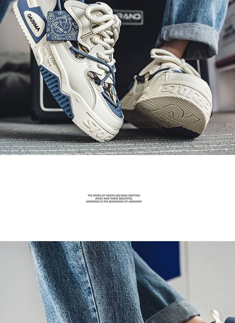 Herrenschuhe neue Herbst- und Winterschuhe atmungsaktive vielseitige Freizeitschuhe mit dicker Sohle Herrenmode Trend Sportschuhe_voghion.com
