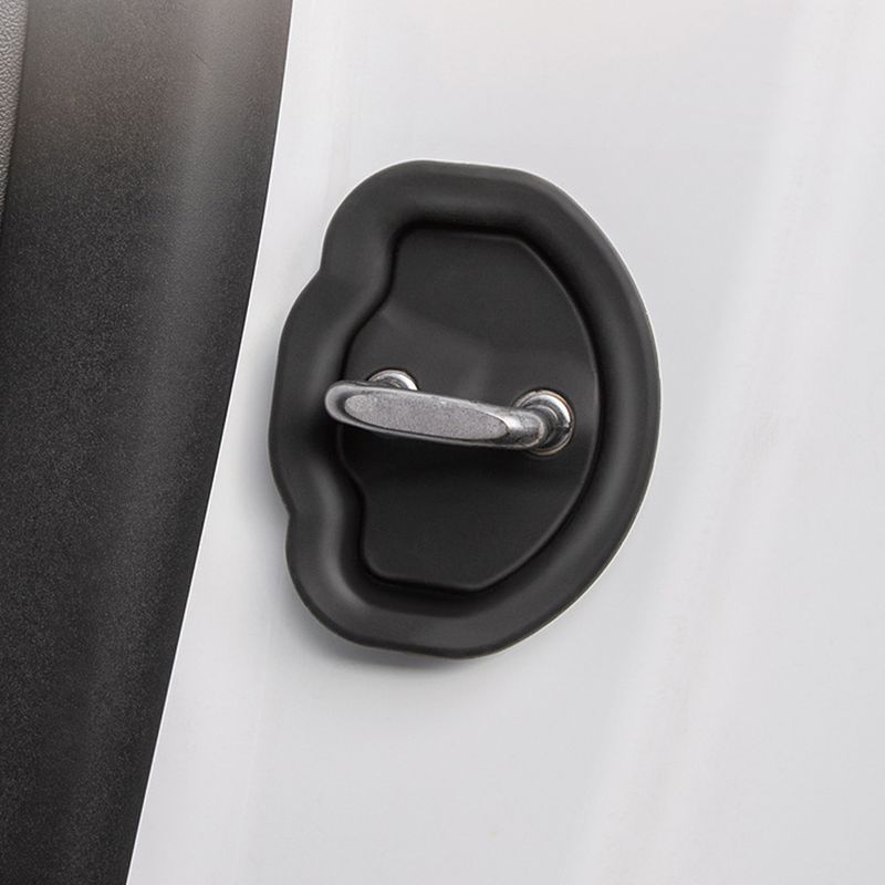 Beschermer Anti-botsingsbeschermhoes Schokabsorberende autodeurslotkappen voor Tesla 3 Model Y_voghion.com