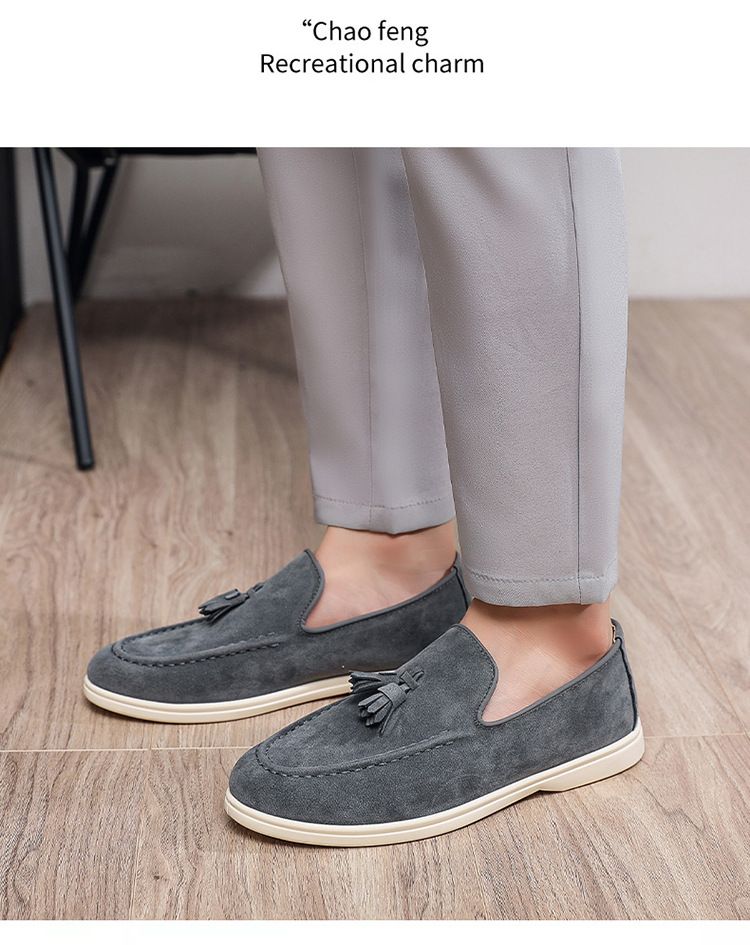 2025 New Casual Loafers For Men British Style Slip-On Moccasins Breathable Comfortable Versatile Soft Sole_voghion.com