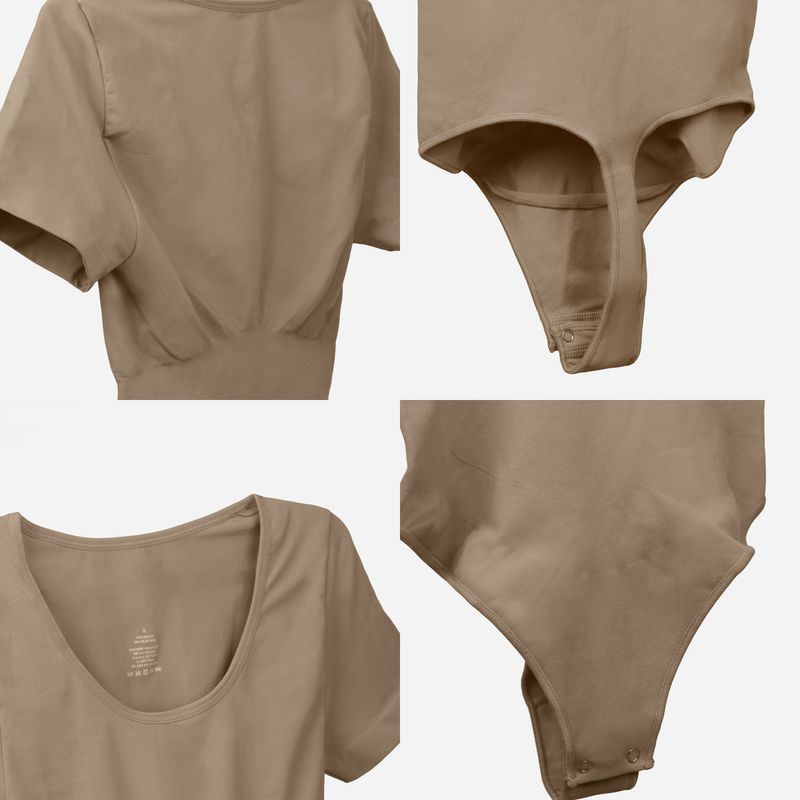 Seamless Shapewear Bodysuit For Women - Tummy Control Slimming Full Body Shaper With Adjustable Straps & High Waist Compression_voghion.com