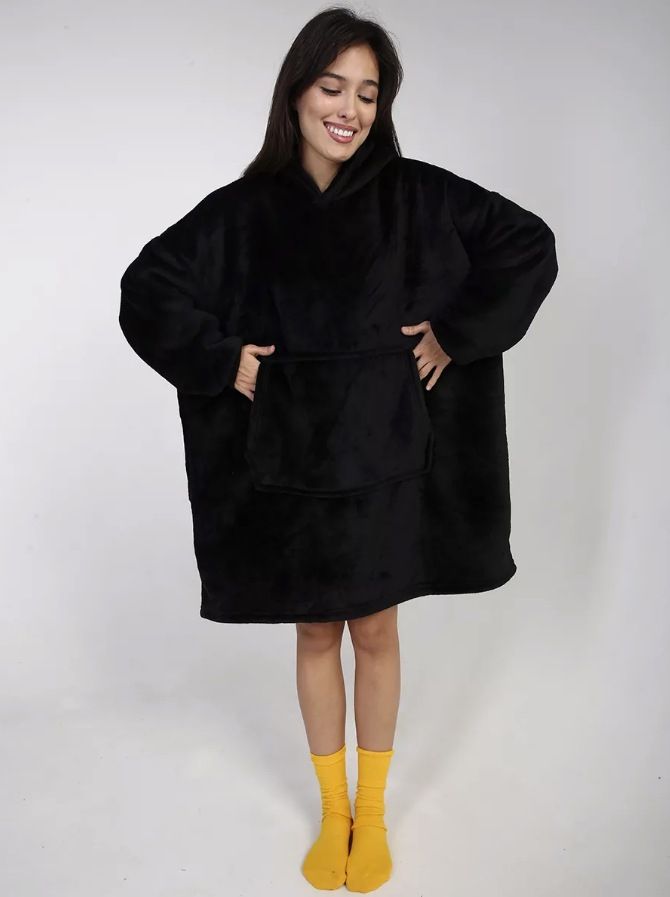 Pigiama da coppia caldo e confortevole con cappuccio ispessito per autunno e inverno_voghion.com