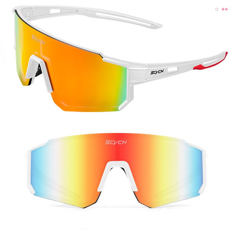 New Men And Women Outdoor Cycling One-Piece Bicycle Windproof Sand Glasses Sports Sunglasses_voghion.com