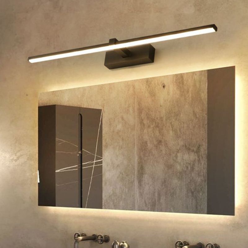 Nordic Stil LED Badezimmer Spiegel Front Waschraum Wasserdichte Wand Moderne Einfache Eitelkeit Licht_voghion.com