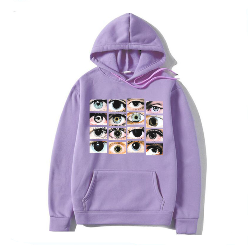 Ny höst och vinter plysch löst sittande långärmad hoodie enfärgad tröja för kvinnor_voghion.com