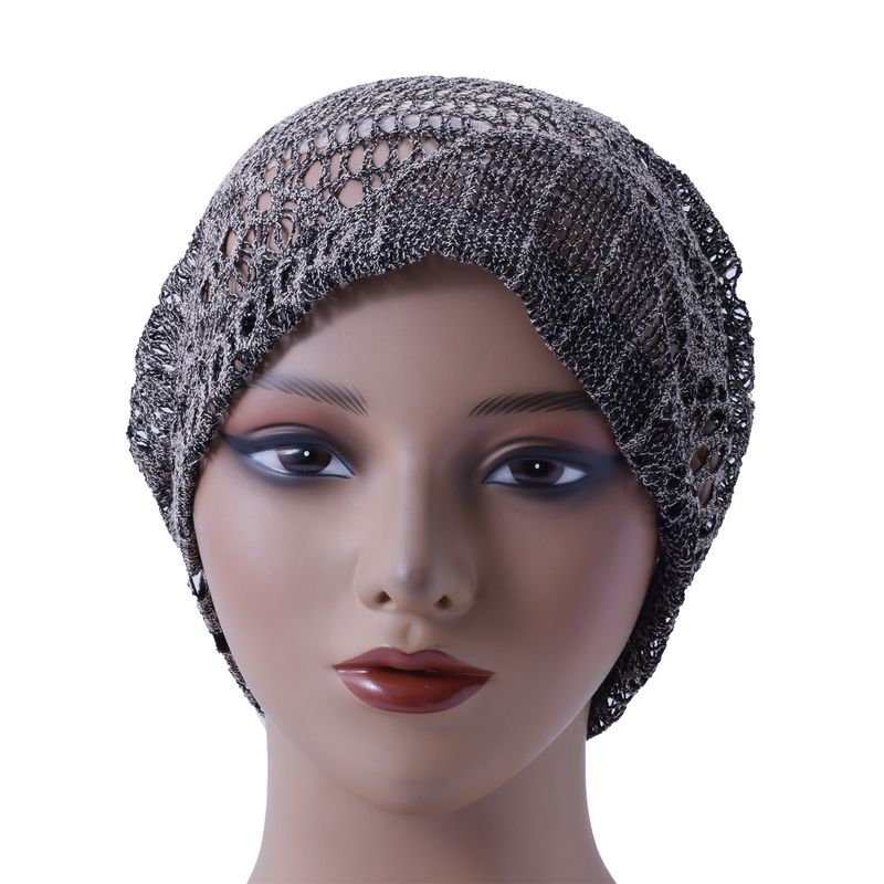 Breathable Hollow Pattern Pile Hat – Women's Summer Pullover For Shopping & Leisure (Fashionable Retro Style)_voghion.com