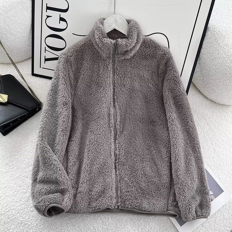 Women's Soft Fleece Zip-Up Hoodie - Cozy Winter Pullover With Pockets, Lightweight & Warm, Loose Fit Casual Outerwear (Multiple Colors)_voghion.com