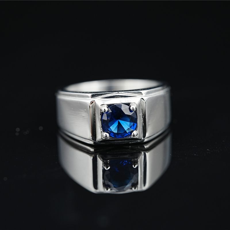 Minimalistische titanium stalen klassieke persoonlijkheid mode unisex duim koppel ring_voghion.com