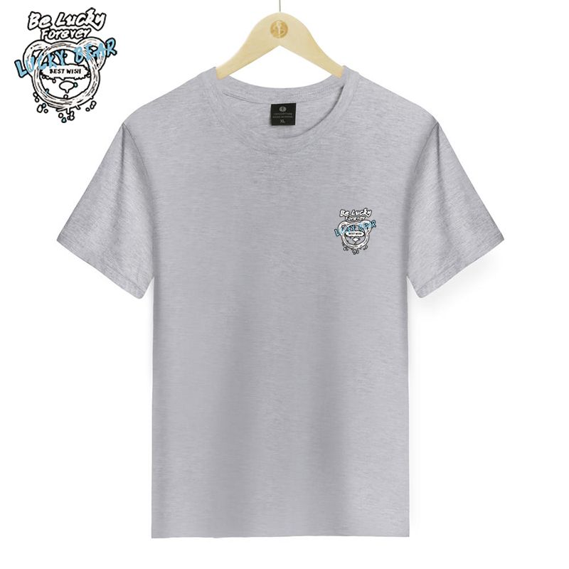 New Multi Color Versatile Breathable Comfortable Beach Simple Men's Cotton Couple T-shirt_voghion.com