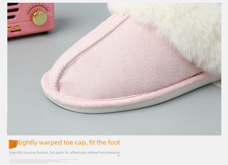 Cross-border e-commerce Mao Mouth Increase Home Slippers Men's and Women's Indoor and Outdoor Warm Slippers Cotton Slippers Spot_voghion.com