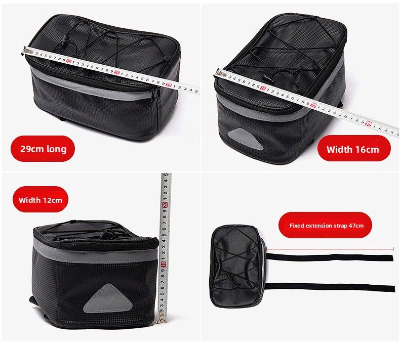 Electric Folding Delivery Special Mountain Bike Waterproof Pannier Rack Rear Seat Bag Cycling Accessories_voghion.com