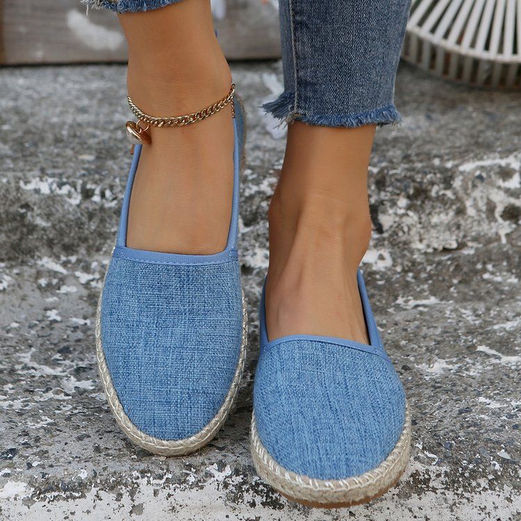 Cost performance Large size small fragrant style fisherman's in spring 2024, new casual grass woven single women with flat bottoms and_voghion.com