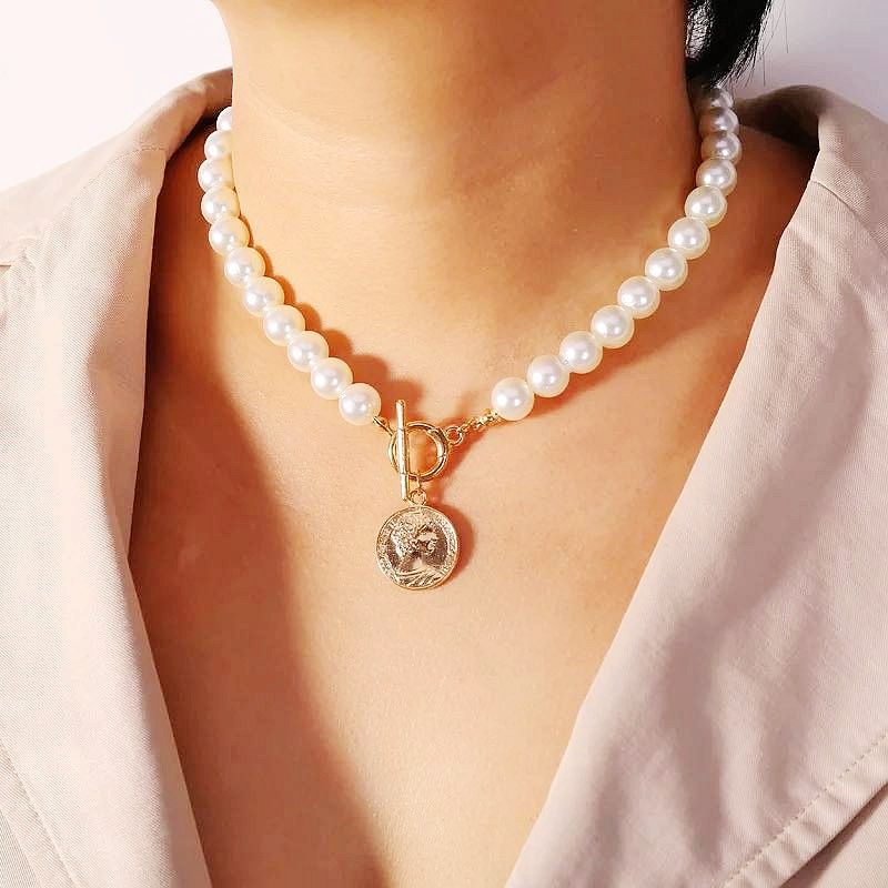 Multi schicht unregelmäßigen perlenkette, speziell geformte retro Barock perlenkette schmuck high-end_voghion.com