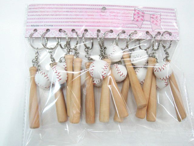 Transfrontalieră creativ lanț de chei de baseball pandantiv simulare Sport Baseball breloc pandantiv mașină cadou_voghion.com