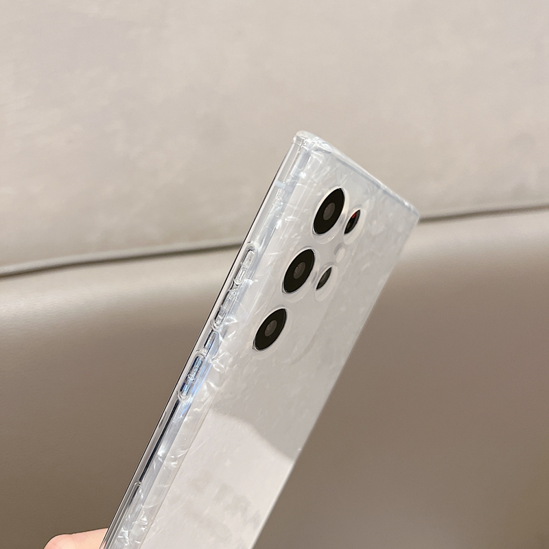 Glitter Luxury Shell Pattern Phone Case For Samsung Galaxy S20 S21 PLUS S22 ULTRA S23 Note10plus Note20U Soft IMD Silicone Cover_voghion.com