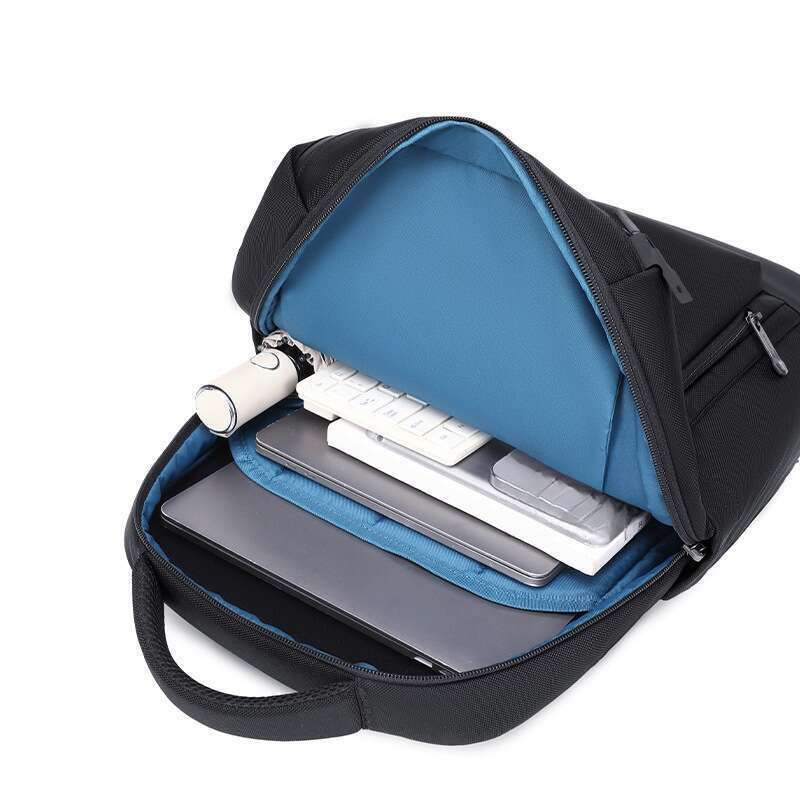 Mochila grande com zíper leve para viagem de negócios masculina_voghion.com