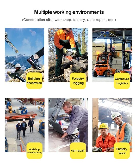Rotating Button Safety Shoes Men Work Sneakers Indestructible Shoes Puncture-Proof Protective Shoes Work Boots Steel Toe Shoes_voghion.com