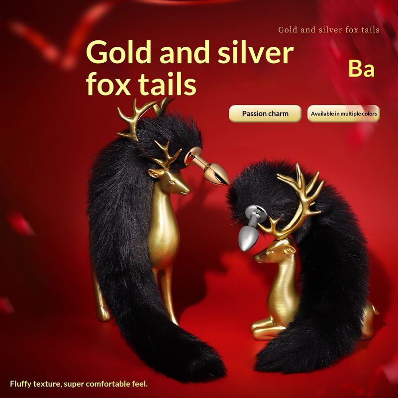 LuvBox SM Fox Sex Toys Expansion Rabbit Tail Anal Plug Punishment Training Back Chamber Props Dropshipping_voghion.com
